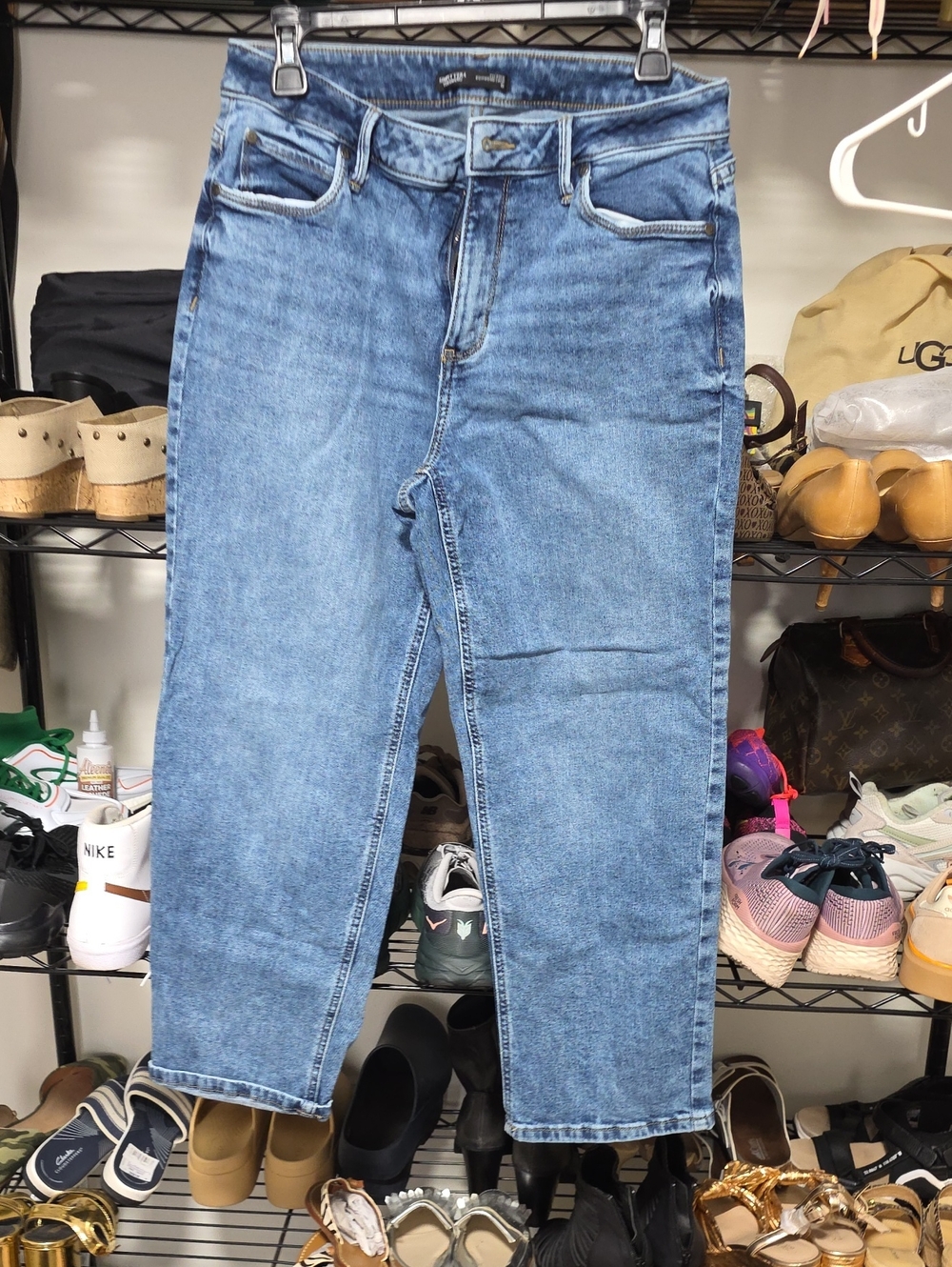 Women's Light Blue Denim Jeans - Classic Straight Fit